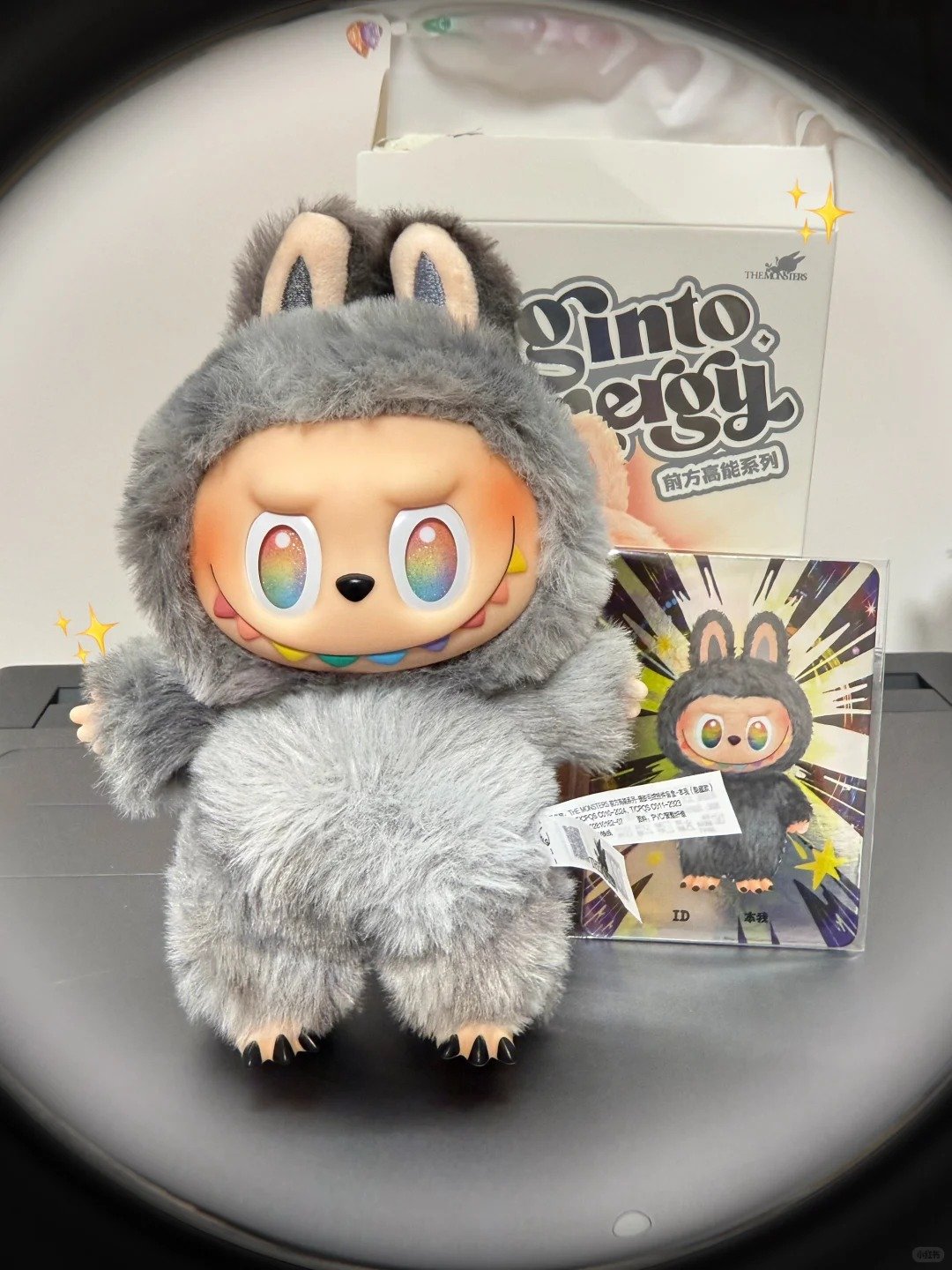 (labubu v3)high energy series – true self – rainbow teeth labubu(secret edition)