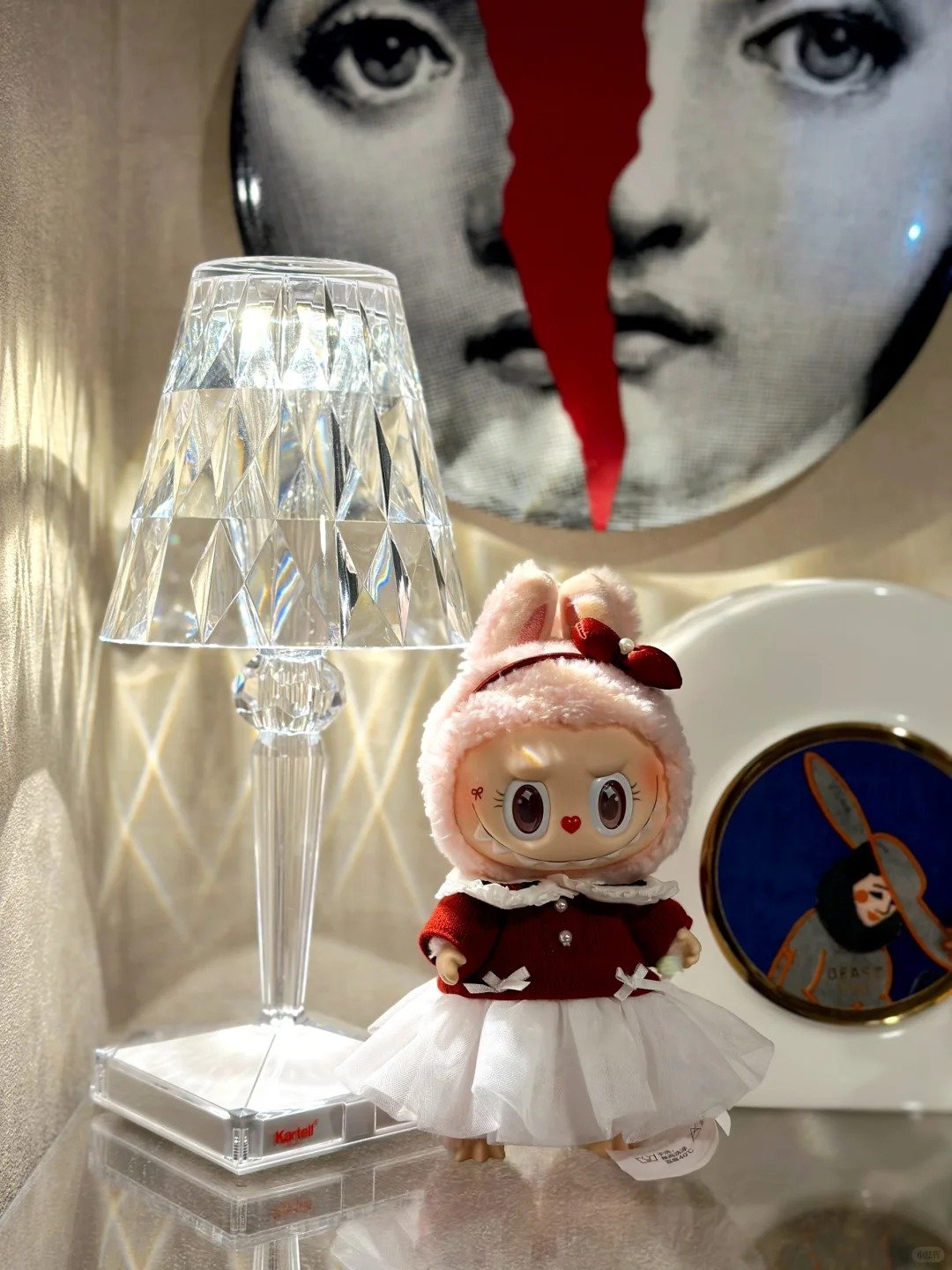 (labubu v4)pin of love – heart(secret edition)