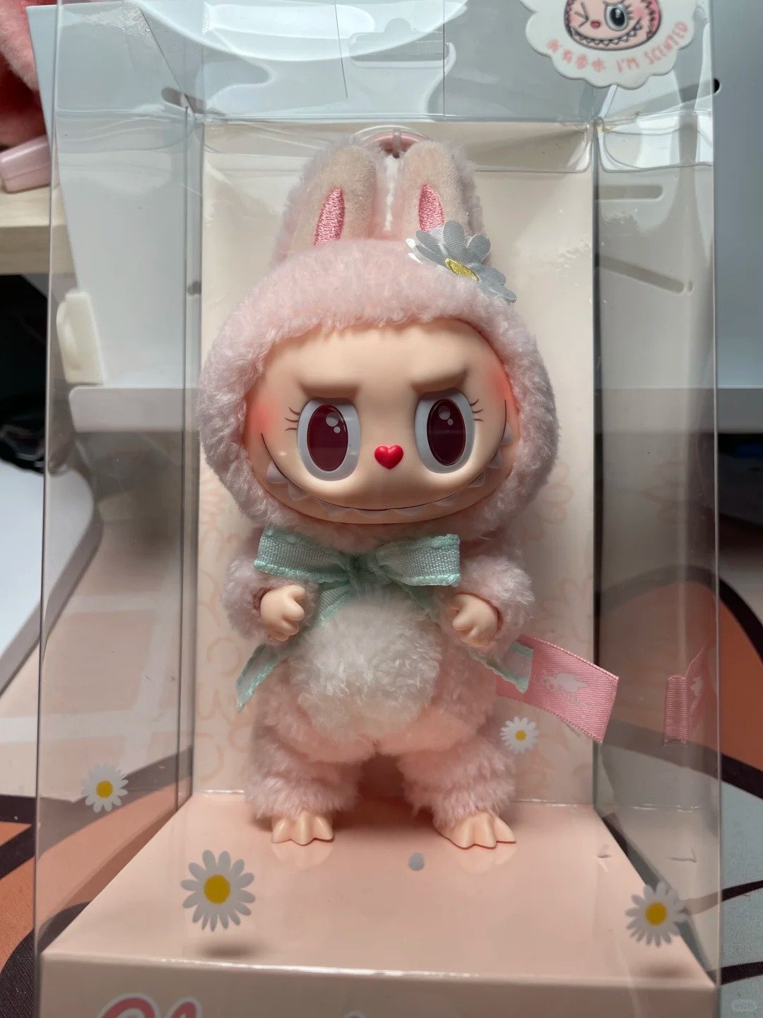 labubu mokoko – sweetheart series – close to sweet（17cm）（product with a box ）